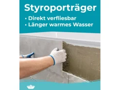 Calmwaters Rechteckwanne Original 170x75 cm Set Wannenträger & Ablaufgarnitur 99000088