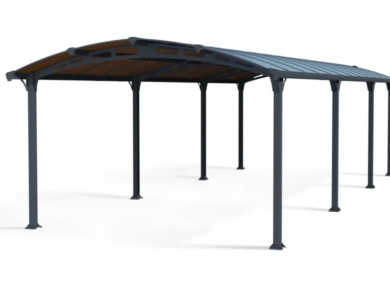 Canopia Carport Arcadia 8500 Anthrazit 360 cm x 860 cm