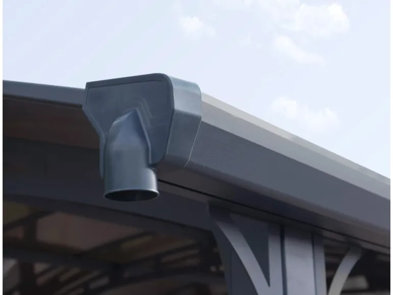 Canopia Carport Arcadia 8500 Anthrazit 360 cm x 860 cm