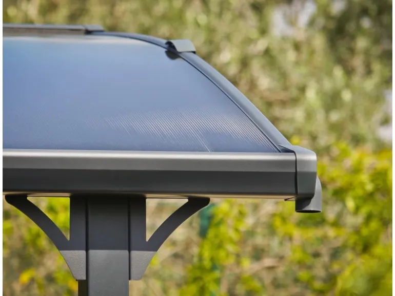 Canopia Carport Arcadia 8500 Anthrazit 360 cm x 860 cm