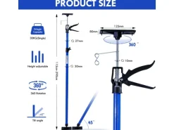 CCLIFE 4 Stück Deckenstütze Montagestütze Einhandstütze 115-290 cm Belastbar Bis 30 kg