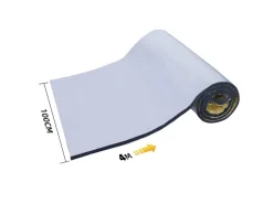 CCLIFE Dämmmatte Alubeschichtung Selbstklebend ECM-geprüft 25 mm Dicke 4 m Länge