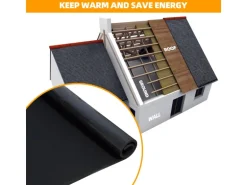 CCLIFE Dämmmatte Selbstklebend Auto 19mm Schallschutzmatte Feuchtigkeitsfest, Feuerfest Dämmung Isolierung Schallschutz,1x3m