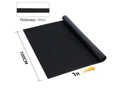 CCLIFE Dämmmatte Selbstklebend Auto 19mm Schallschutzmatte Feuchtigkeitsfest, Feuerfest Dämmung Isolierung Schallschutz,1x3m