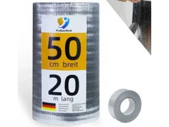 CCLIFE Isolante Termico Riflettente Ritardante di Fiamm 0.5x20m 3-4mm Isolante Termoriflettente Termosifoni Bolla Lamina 10㎡