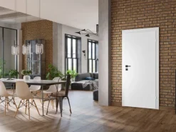 Classen Zimmertür CPL/PP Glas M.1 Weiß 86 cm x 198,5 cm Re