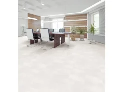 Click-Vinylboden Stein-Optik Fliese Rom Weiß hell