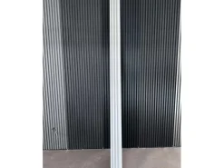 Colortree Akustikpaneele Wandpaneele Schwarz Metall Wasserdicht Akustik Dämmend 4 Stück Ungefähr 260x16,5cm