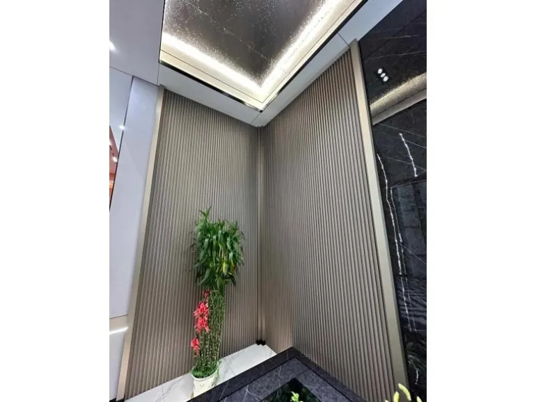 Colortree Akustikpaneele Wandpaneele Anthrazit Holz Wasserdicht Akustik Dämmend 4 Stück Ungefähr 260x16,5cm