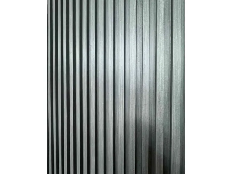 Colortree Akustikpaneele Wandpaneele Grau Gemasert Wasserdicht Akustik Dämmend 4 Stück Ungefähr 260x16,5cm