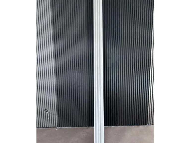 Colortree Akustikpaneele Wandpaneele Grau Gemasert Wasserdicht Akustik Dämmend 4 Stück Ungefähr 260x16,5cm