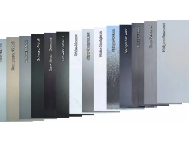 Colortree Akustikpaneele Wandpaneele Grau Gemasert Wasserdicht Akustik Dämmend 4 Stück Ungefähr 260x16,5cm