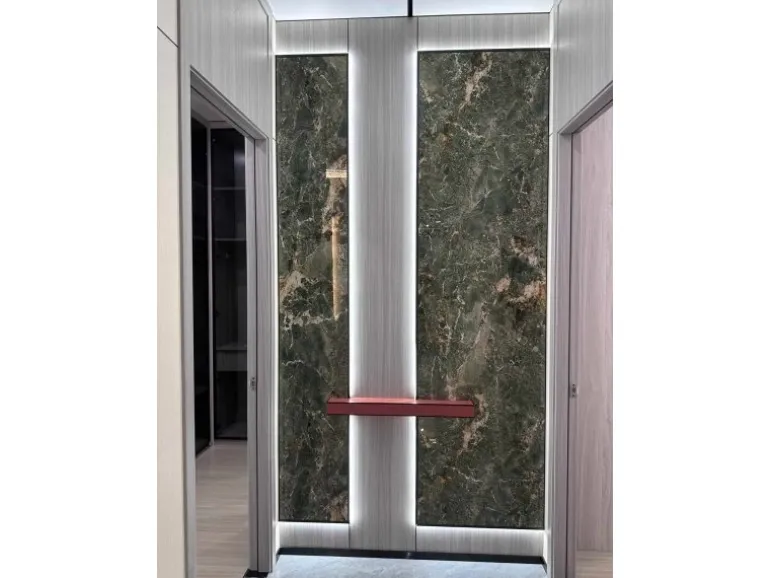 Colortree Akustikpaneele Wandpaneele Grau Gemasert Wasserdicht Akustik Dämmend 4 Stück Ungefähr 260x16,5cm