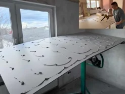 Colortree Wandpaneele Deckenpaneele Weiss Hochglanz Wasserdicht Dämmend ca.260x122cm 8mm Dick