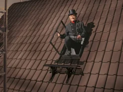 Dachausstieg Kunststoff Schwarz 54 cm x 83 cm GVT 103 0059Z