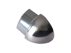 Dalsys Außeneck Fliesenschiene Viertelkreis 12,5mm Edelstahl Poliert