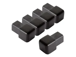 Dalsys Endstück Quadratprofil 5x 10mm Alu Eloxiert Schwarz Eckstücke