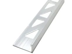 Dalsys Fliesenschiene Aluminium 2,5m x 8mm Winkelprofil Silber