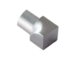 Dalsys Inneneck Fliesenschiene Viertelkreis 8mm Edelstahl Gebürstet