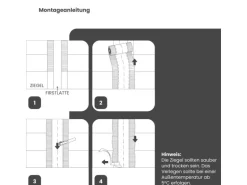 Daprona Firstband Alu 5m x 390mm Anthrazit zuverlässige Abdichtung Dachfirst