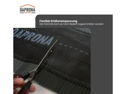 Daprona Firstrolle Alu Super Vent 5m x 320mm Anthrazit Abdichtung Dachfirst