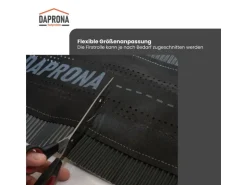 Daprona Firstrolle Alu Super Vent 4x 5m x 320mm Anthrazit Abdichtung Dachfirst