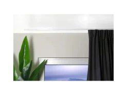 Deco-Raum Gardinenschiene nach Maß 1-Lauf Square Weiß 300cm