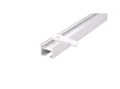 Deco-Raum Gardinenschiene nach Maß 1-Lauf Square Weiß 300cm