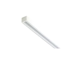 Deco-Raum Gardinenschiene nach Maß 1-Lauf Square Weiß 300cm