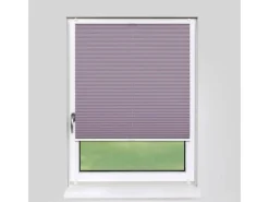 Deco-Raum Plissee Basic ohne Bohren 105x150cm Flieder Blickdicht Klemmfix