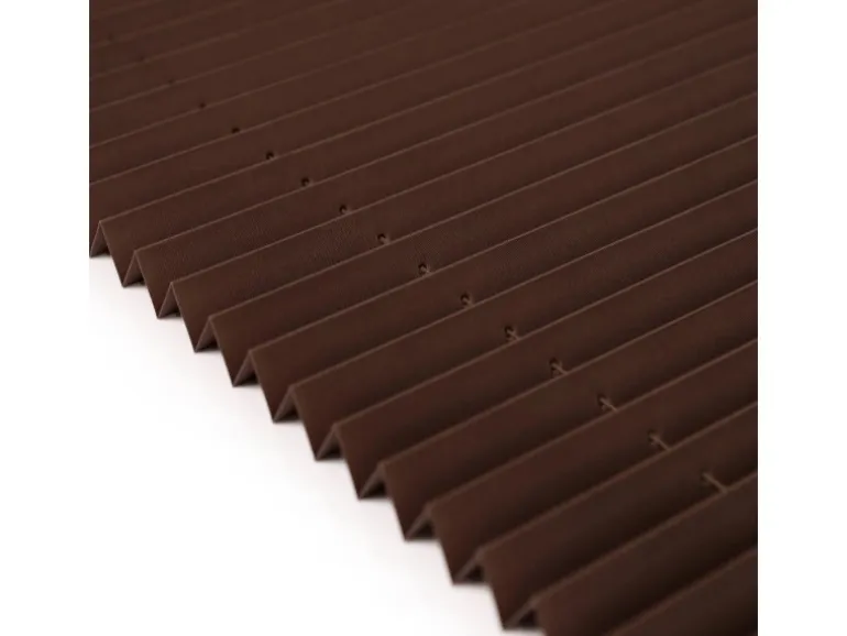 Deco-Raum Plissee Basic ohne Bohren 55x150cm Dunkelbraun Blickdicht Klemmfix