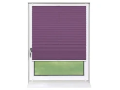 Deco-Raum Plissee Basic ohne Bohren 105x150cm Lila Blickdicht Klemmfix