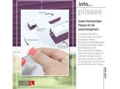 Deco-Raum Plissee Basic ohne Bohren 105x150cm Lila Blickdicht Klemmfix