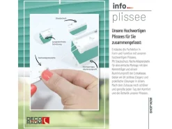 Deco-Raum Plissee Basic ohne Bohren 75x150cm Türkis Blickdicht Klemmfix