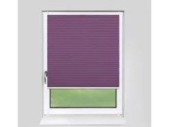 Deco-Raum Plissee Basic ohne Bohren 70x150cm Lila Blickdicht Klemmfix