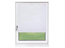 Deco-Raum Plissee Basic ohne Bohren 45x150cm Weiß Blickdicht Klemmfix