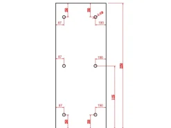 Dein Bau Projekt Glasvordach Elbrus Grauglas VS-Glas 225 x 90 cm