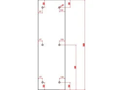 Dein Bau Projekt Glasvordach Model Schwert Klarglas VS-Glas 300 x 90 cm