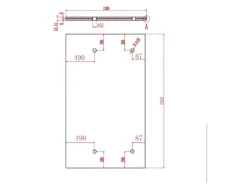 Dein Bau Projekt Glasvordach Elbrus Grauglas VS-Glas 200 x 120 cm