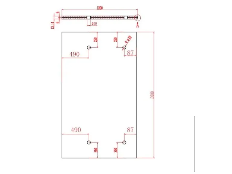 Dein Bau Projekt Glasvordach Elbrus Grauglas VS-Glas 200 x 120 cm