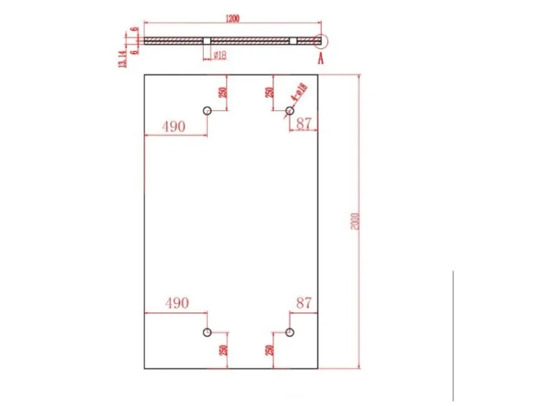Dein Bau Projekt Glasvordach Zugspitze Milchglas VS-Glas 200 x 120 cm