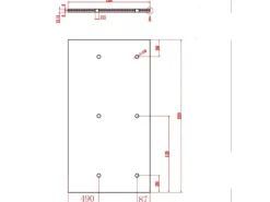 Dein Bau Projekt Glasvordach Olymp Grauglas VS-Glas 225 x 120 cm