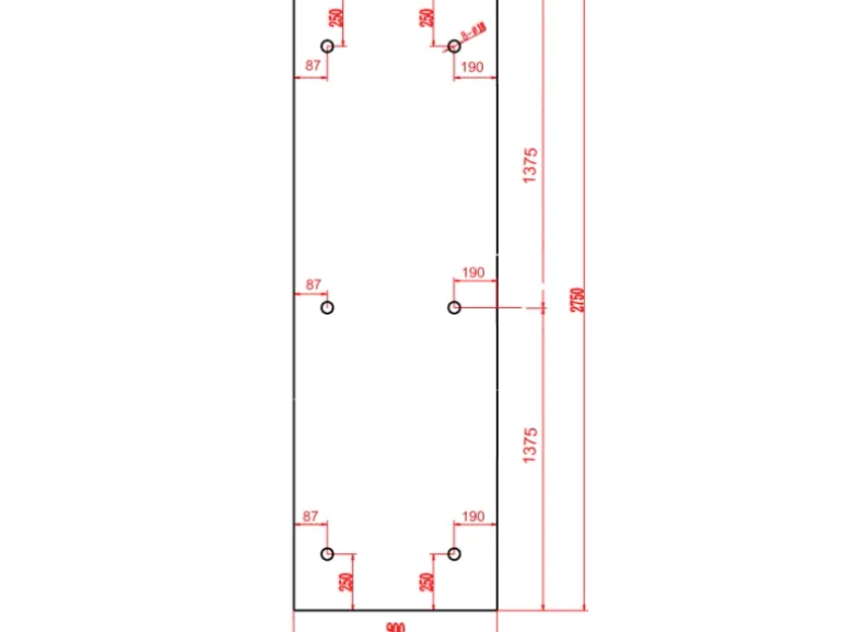 Dein Bau Projekt Glasvordach Elbrus Milchglas VS-Glas 275 x 90 cm