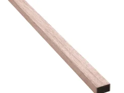 Denpanels Abschlußleisten für Akustikpaneele Walnuss MDF Schwarz 2,7 x 240 cm