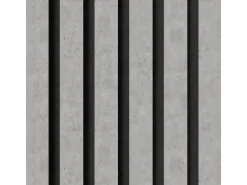 DenPanels Akkustikpaneel 120 cm x 60 cm x 2 cm Betongrau