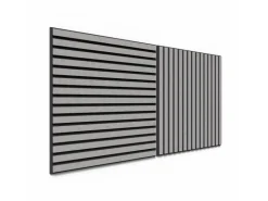 DenPanels Akkustikpanel 60 cm x 60 cm x 2 cm Betongrau