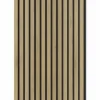 Denpanels Akustikpaneel Acu-Line Eiche Dunkel auf Melamin Filz 260 cm