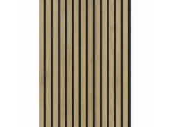 Denpanels Akustikpaneel Acu-Line Eiche Dunkel auf Melamin Filz 260 cm