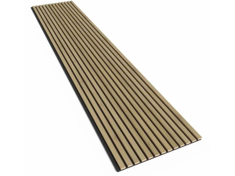 Denpanels Akustikpaneel Acu-Line Eiche Dunkel auf Melamin Filz 260 cm