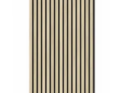 Denpanels Akustikpaneel Acu-Line Eiche Hell auf Melamin Filz 260 cm